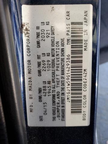 2016 MAZD 6 GRAND TOURING - JM1GJ1W59G1429386