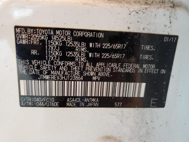 2017 TOYOTA RAV4 LE AW JTMWFREV3HJ123864