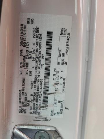2015 FORD ESCAPE TIT - 1FMCU0JX3FUA98659