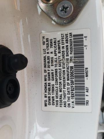 2015 HONDA CIVIC LX 19XFB2F59FE006298