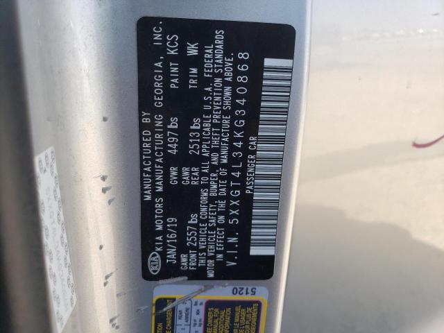 2019 KIA OPTIMA LX 5XXGT4L34KG340868