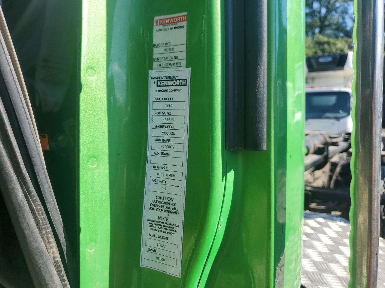 Lot #3285704663 2021 KENWORTH T880