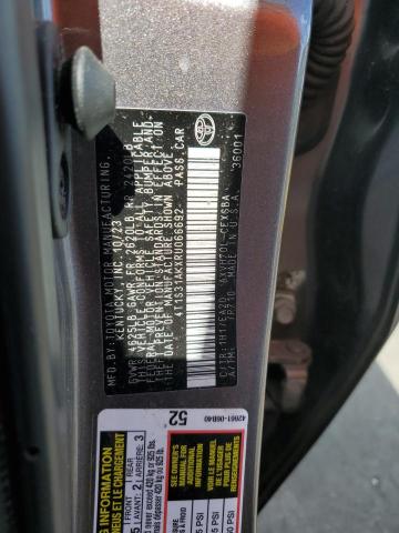 2024 TOYOTA CAMRY SE N 4T1S31AKXRU066692