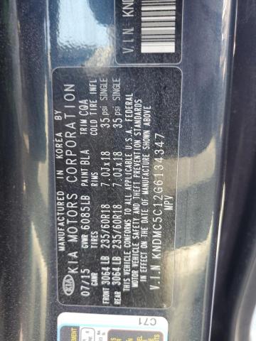 2016 KIA SEDONA EX KNDMC5C12G6134347