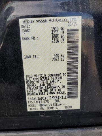 2015 NISSAN ALTIMA 2.5 1N4AL3AP1FC293011