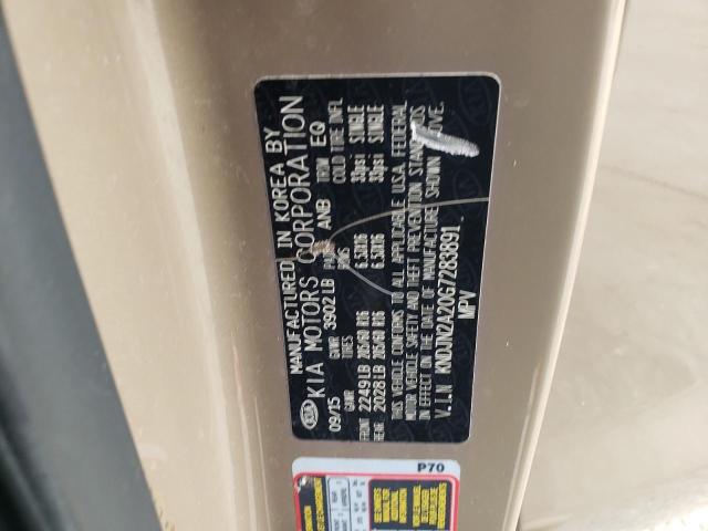 2016 KIA SOUL - KNDJN2A20G7283891