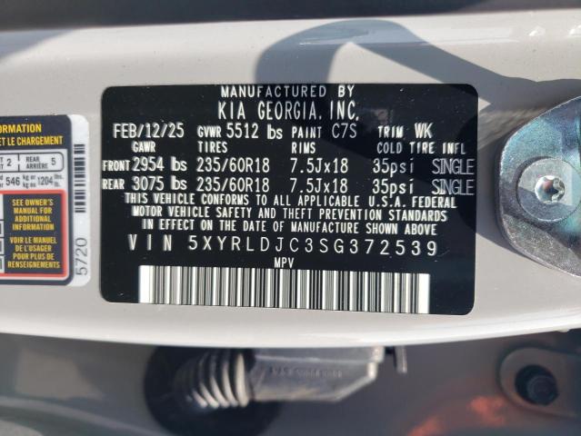 2025 KIA SORENTO S 5XYRLDJC3SG372539