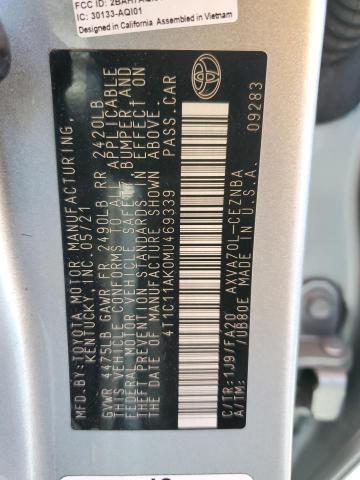 2021 TOYOTA CAMRY LE - 4T1C11AK0MU469339