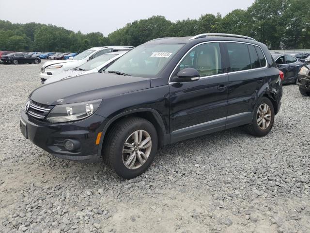VOLKSWAGEN TIGUAN S 2012 black  gas WVGBV7AX0CW594942 photo #1