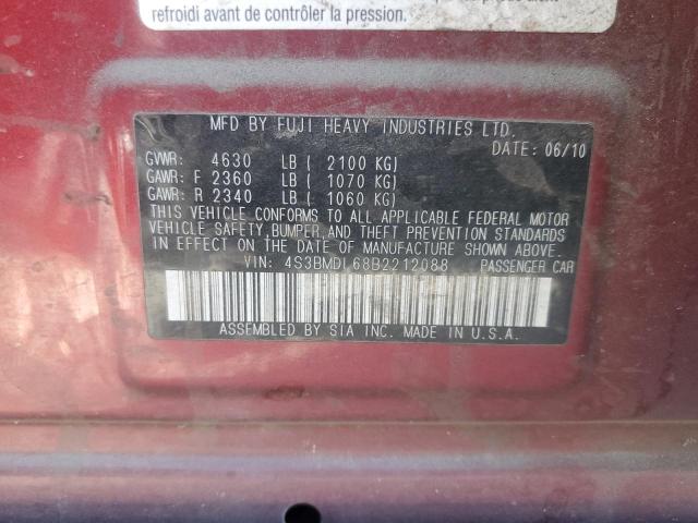 2011 SUBARU LEGACY 3.6 - 4S3BMDL68B2212088