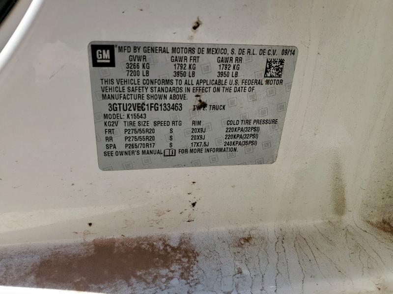 2015 GMC SIERRA K15 3GTU2VEC1FG133463