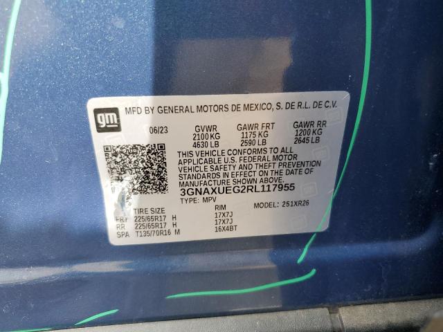 2024 CHEVROLET EQUINOX LT 3GNAXUEG2RL117955