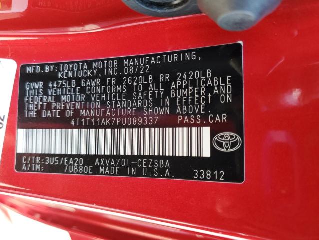 2023 TOYOTA CAMRY SE N - 4T1T11AK7PU089337