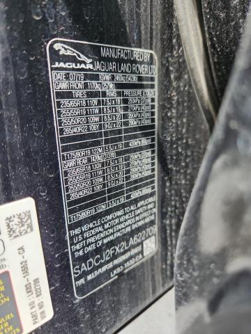 2020 JAGUAR F-PACE PREMIUM SADCJ2FX2LA622709