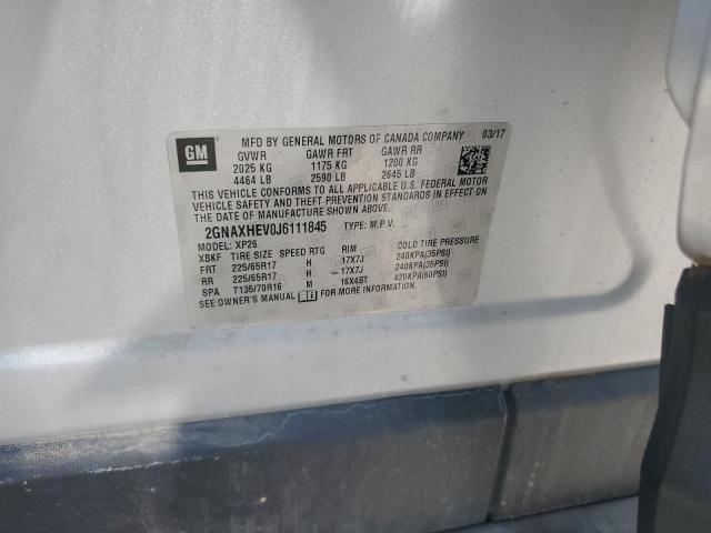 2018 CHEVROLET EQUINOX LS 2GNAXHEV0J6111845