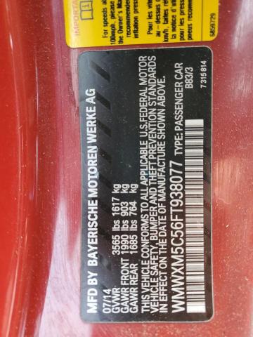 2015 MINI COOPER WMWXM5C56FT938077