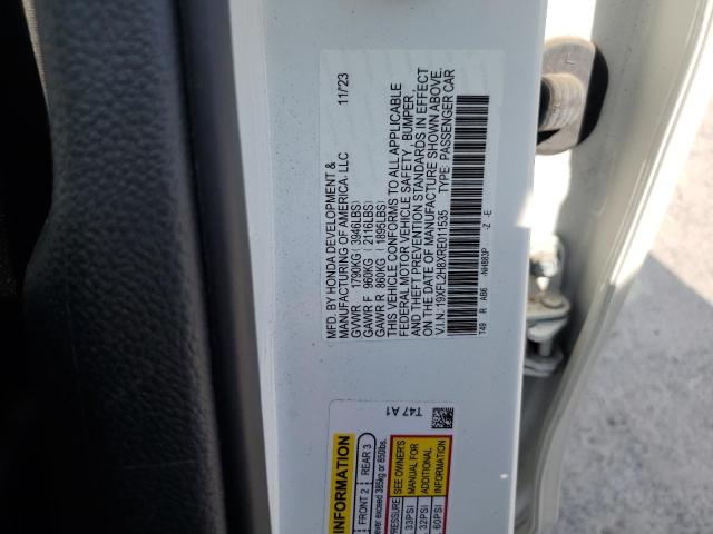 2024 HONDA CIVIC SPOR - 19XFL2H8XRE011535