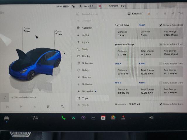 2022 TESLA MODEL 3 5YJ3E1EB1NF259992