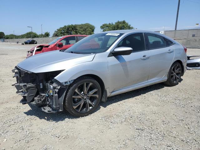 HONDA CIVIC SPORT 2019 silver  gas 2HGFC2F81KH541715 photo #1