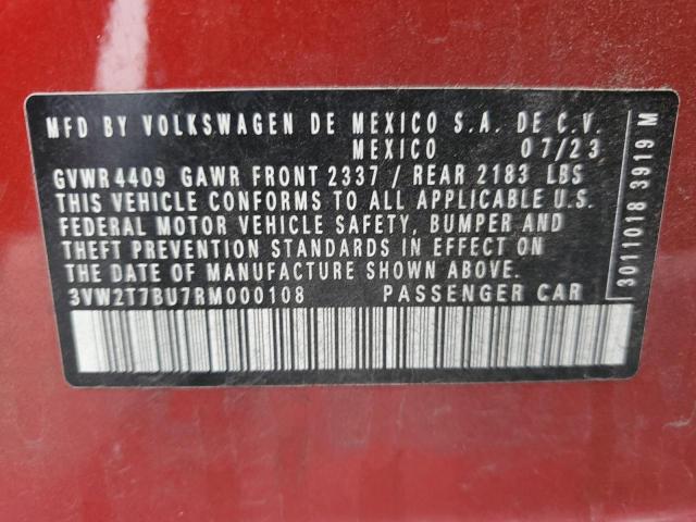 2024 VOLKSWAGEN JETTA GLI 3VW2T7BU7RM000108