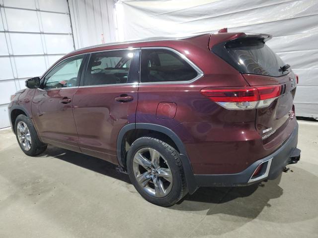 2017 TOYOTA HIGHLANDER LIMITED 5TDDZRFH3HS484134