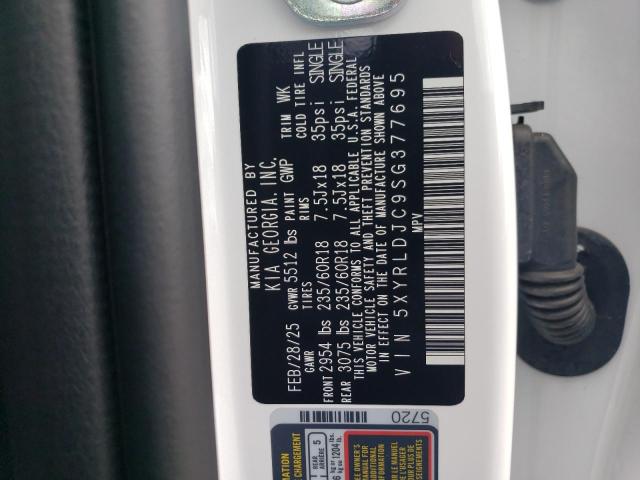 2025 KIA SORENTO S 5XYRLDJC9SG377695