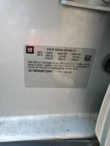 2016 CHEVROLET MALIBU LIM 1G11B5SA9GF128481