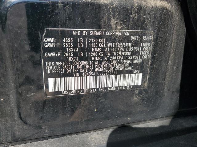 2018 SUBARU OUTBACK TO - 4S4BSATC5J3281352