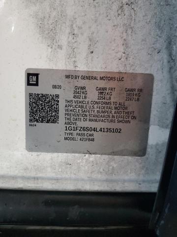 2020 CHEVROLET BOLT EV PR 1G1FZ6S04L4135102
