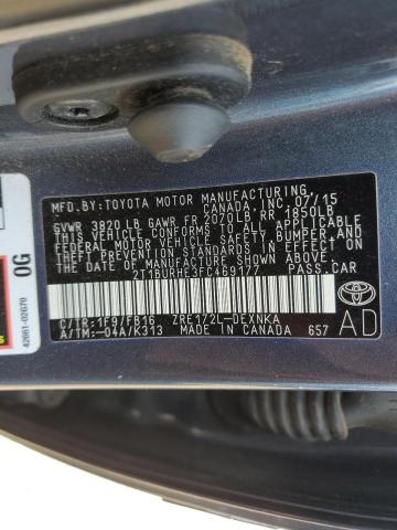 2015 TOYOTA COROLLA L - 2T1BURHE3FC469177