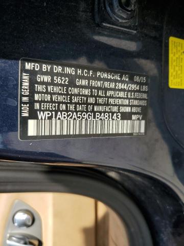 2016 PORSCHE MACAN S WP1AB2A59GLB48143