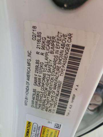 2018 HONDA ACCORD TOU - 1HGCV1F96JA109537