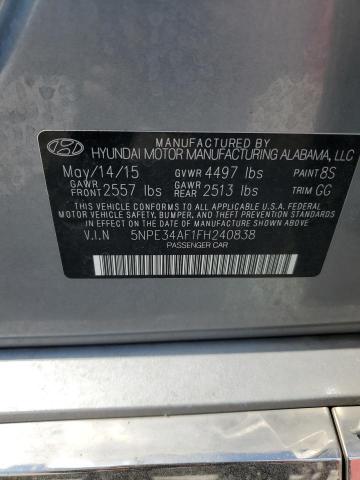 2015 HYUNDAI SONATA SPO 5NPE34AF1FH240838