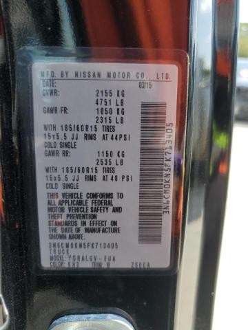 2015 NISSAN NV200 2.5S 3N6CM0KN5FK713405