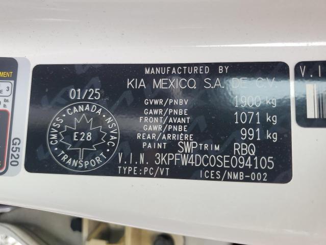 2025 KIA K4 GT-LINE TURBO 3KPFW4DC0SE094105
