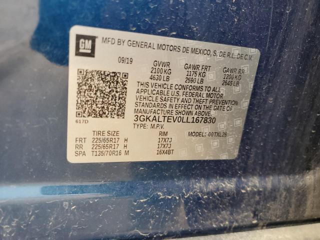 2020 GMC TERRAIN SL 3GKALTEV0LL167830