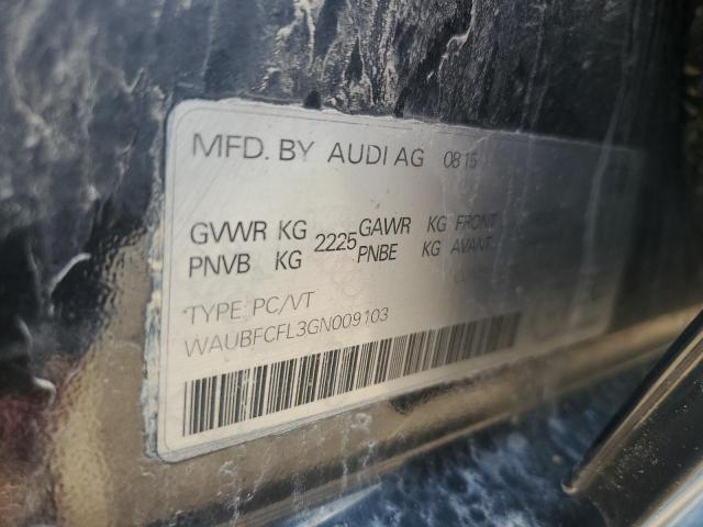 2016 AUDI A4 KOMFORT WAUBFCFL3GN009103