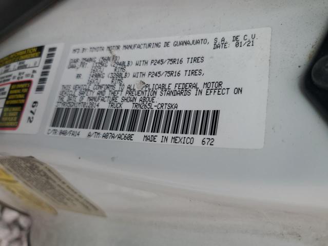 2021 TOYOTA TACOMA ACCESS CAB - 3TYRX5GN1MT012814