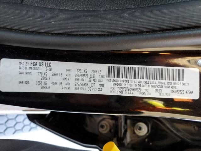 2019 RAM 1500 BIG H 1C6SRFBT6KN636220