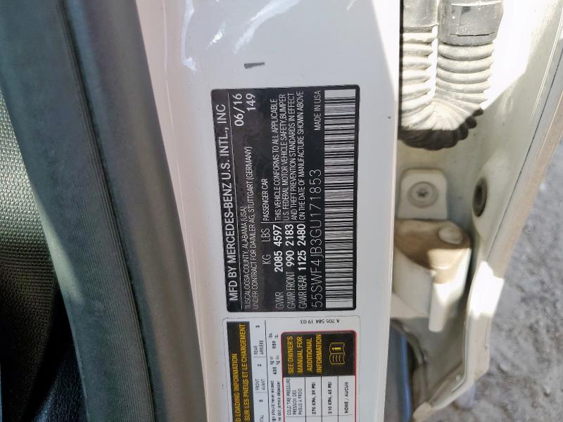 2016 MERCEDES-BENZ C 300 55SWF4JB3GU171853