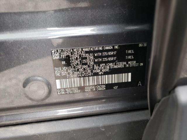 2020 TOYOTA RAV4 LE - 2T3G1RFV4LW122461