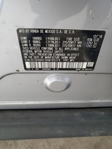 2019 HONDA HR-V EXL 3CZRU6H73KM705319