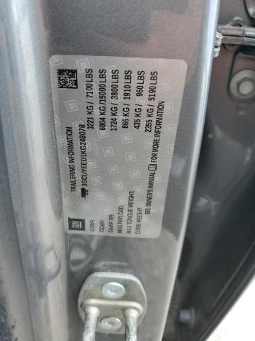 2019 CHEVROLET SILVERADO K1500 RST #3292420558