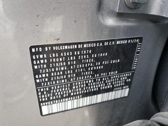 2024 VOLKSWAGEN TAOS SE 3VVEX7B24RM053157