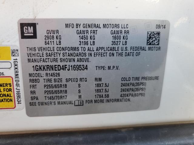 2015 GMC ACADIA SLE - 1GKKRNED4FJ169534