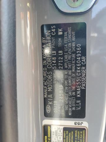 2019 KIA STINGER GT KNAE55LCXK6049360