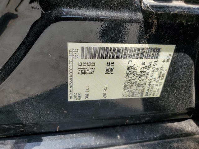 2012 NISSAN MAXIMA S - 1N4AA5AP1CC858791