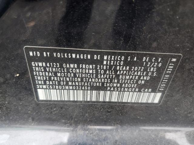 2021 VOLKSWAGEN JETTA S 3VWC57BU3MM032450