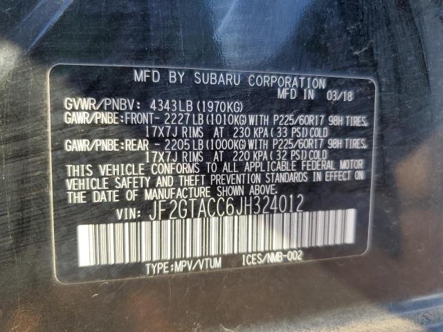 2018 SUBARU CROSSTREK JF2GTACC6JH324012
