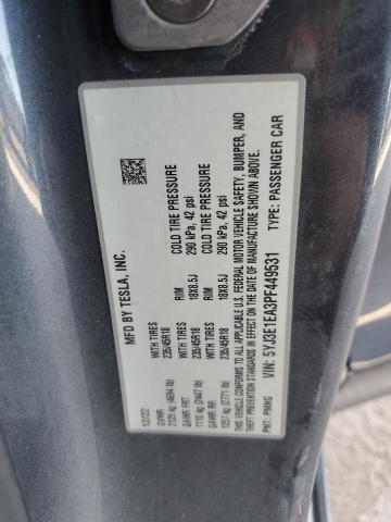 2023 TESLA MODEL 3 5YJ3E1EA3PF449531